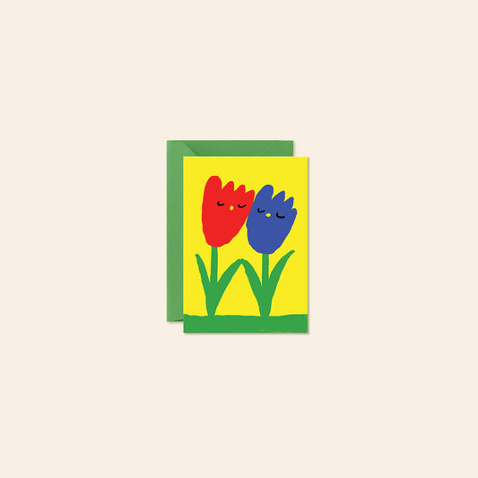 Karen Schipper - Flower Lovers – Floral Mini Note Card