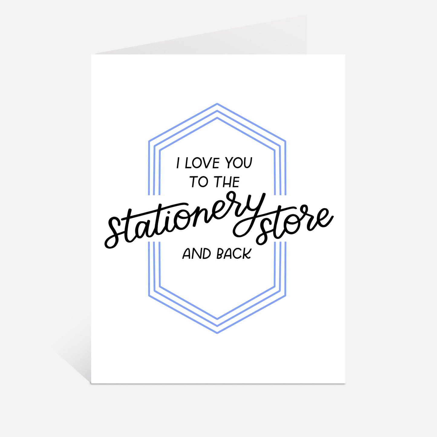 Just Follow Your Art - Stationery Store Card | Funny Love Card, Paper People Gifts