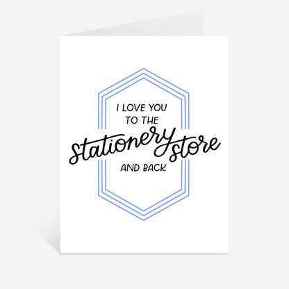 Just Follow Your Art - Stationery Store Card | Funny Love Card, Paper People Gifts