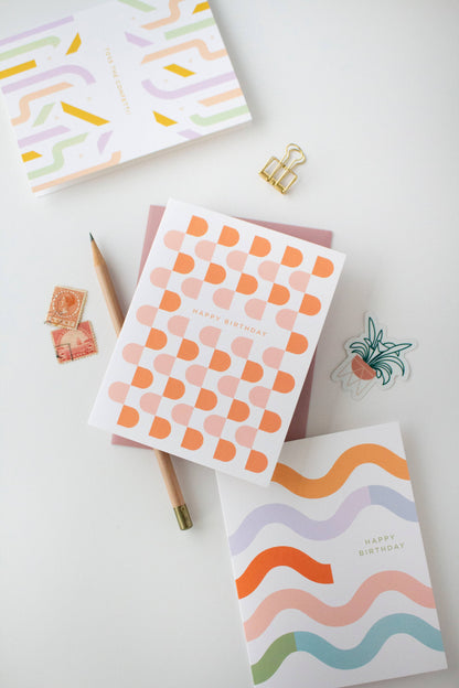 Line & Kind Paper - Birthday - Groovy Retro