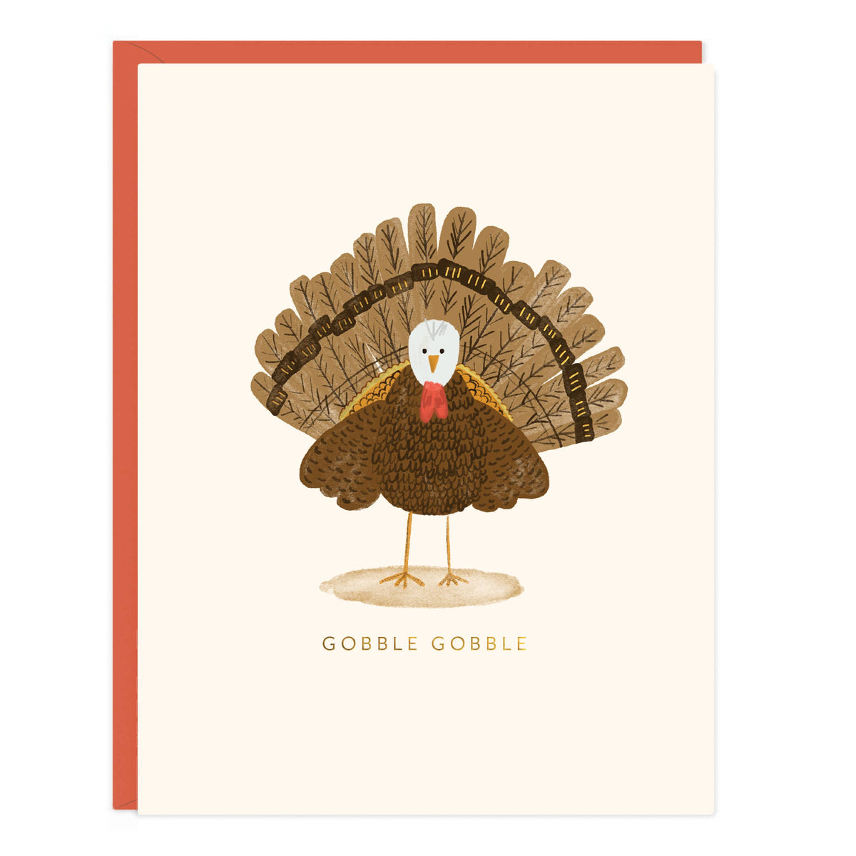 Ramona & Ruth - Gobble Thanksgiving Card: Single