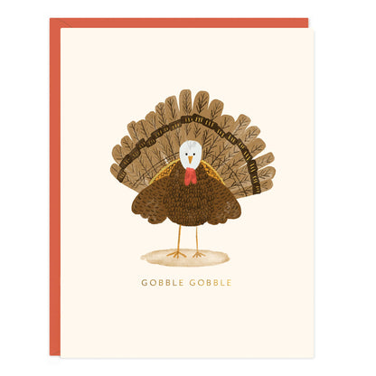 Ramona & Ruth - Gobble Thanksgiving Card: Single