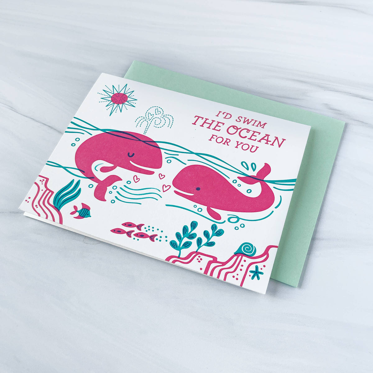 Paper Parasol Press - Swim the Ocean Card