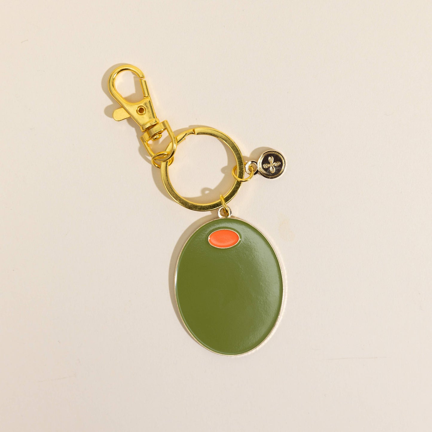 Mel Andrel - Olive Enamel Keychain & Bag Charm