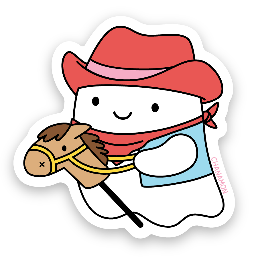 Maison Chanamon - Cowboy Ghost Sticker