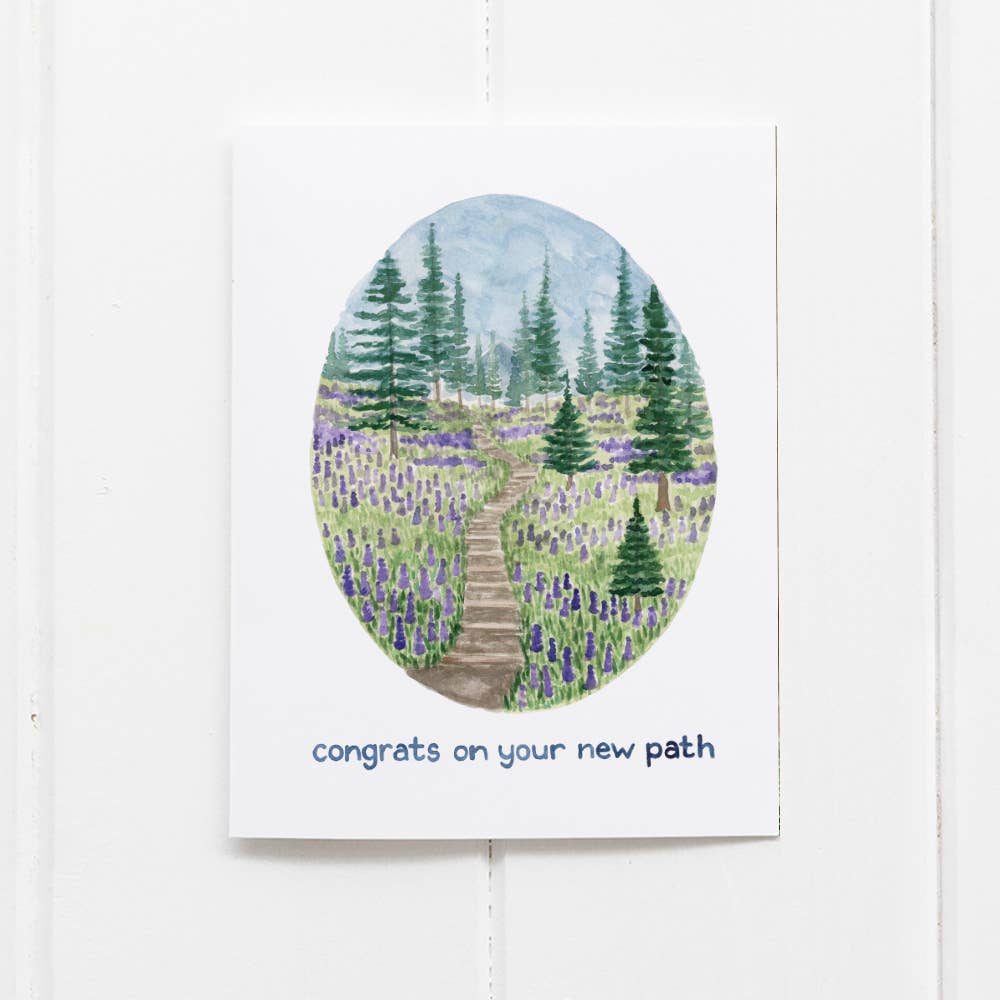 Yardia - New Path Congratulations Card - Retirement Card