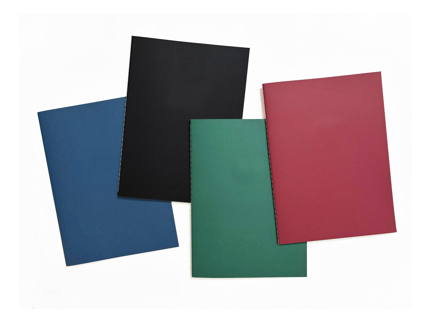 Studio Portmanteau - B5 Large Saddle Stitch  Blank Notebooks: Kraft