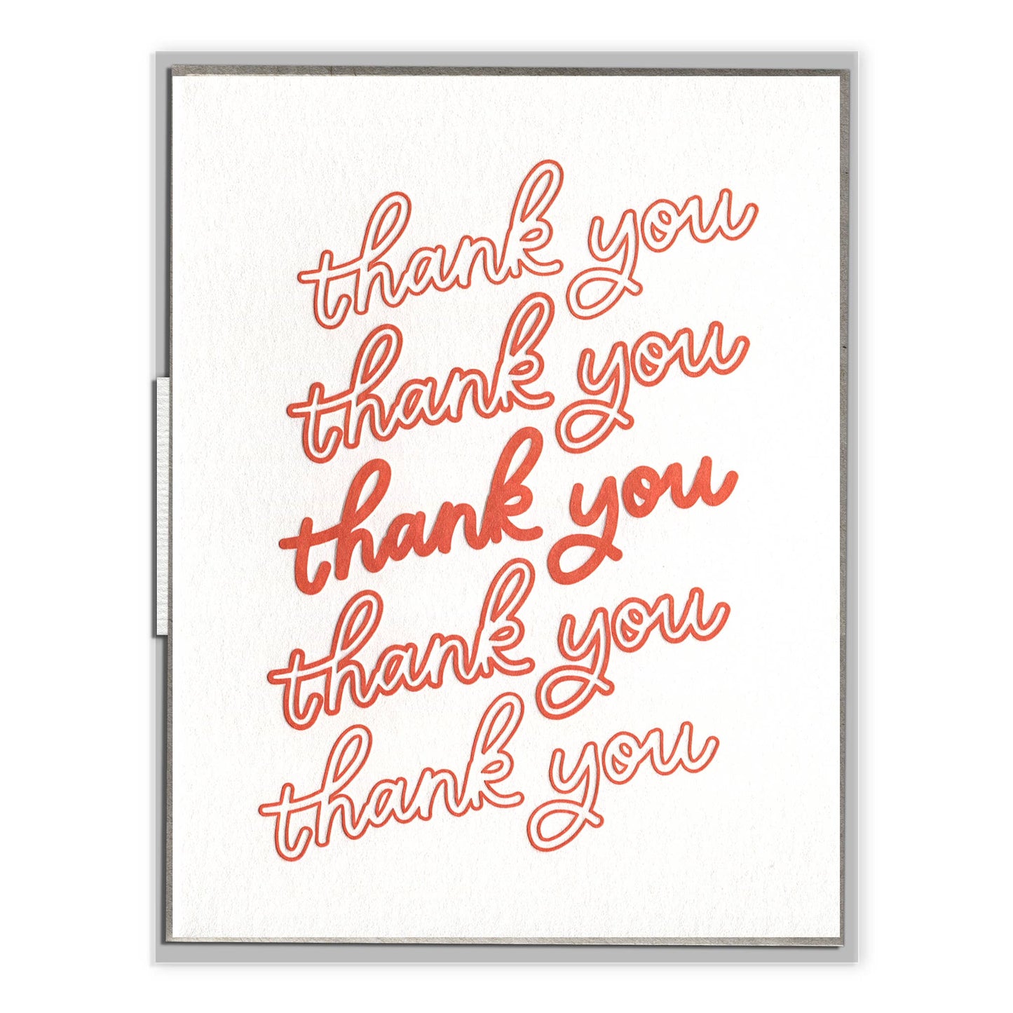 INK MEETS PAPER - Iconic Thank You - single thank you card