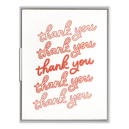 INK MEETS PAPER - Iconic Thank You - single thank you card