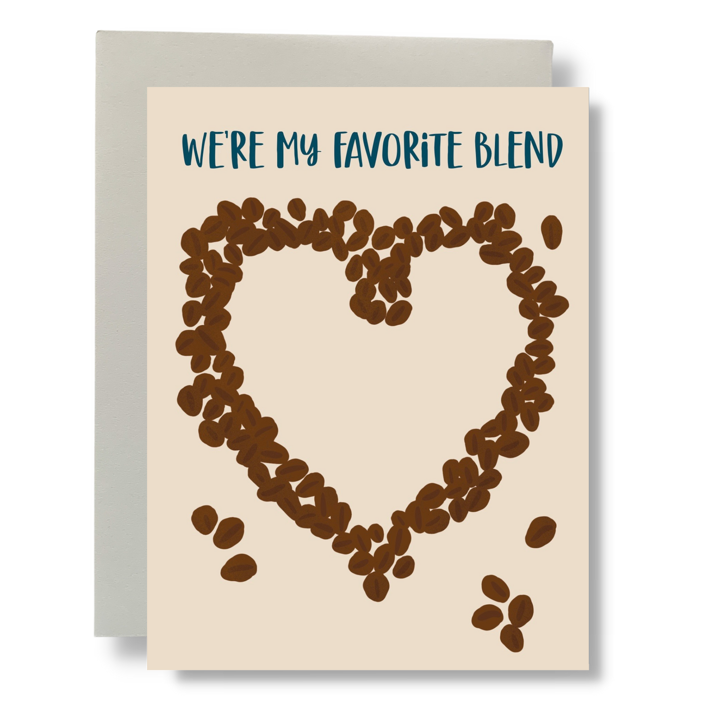 Bean Horse Car - Favorite Blend Greeting Card