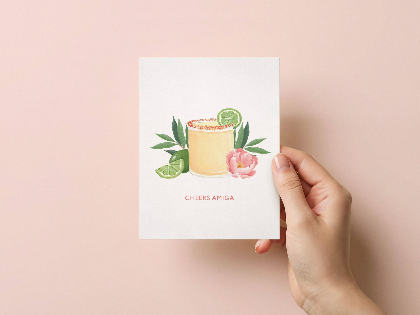 Isabella MG - Cheers Amiga Margarita - Birthday Spanish Card