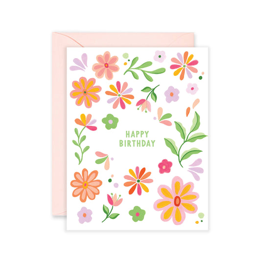Isabella MG - Happy Birthday Otomi Birthday Greeting Card