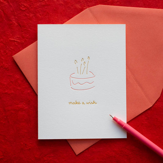 Albertine Press - Make A Wish Greeting Card