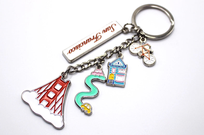 Tomoko Maruyama - San Francisco Silver Keychains: D. Fog