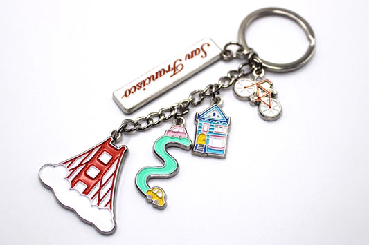 Tomoko Maruyama - San Francisco Silver Keychains: D. Fog