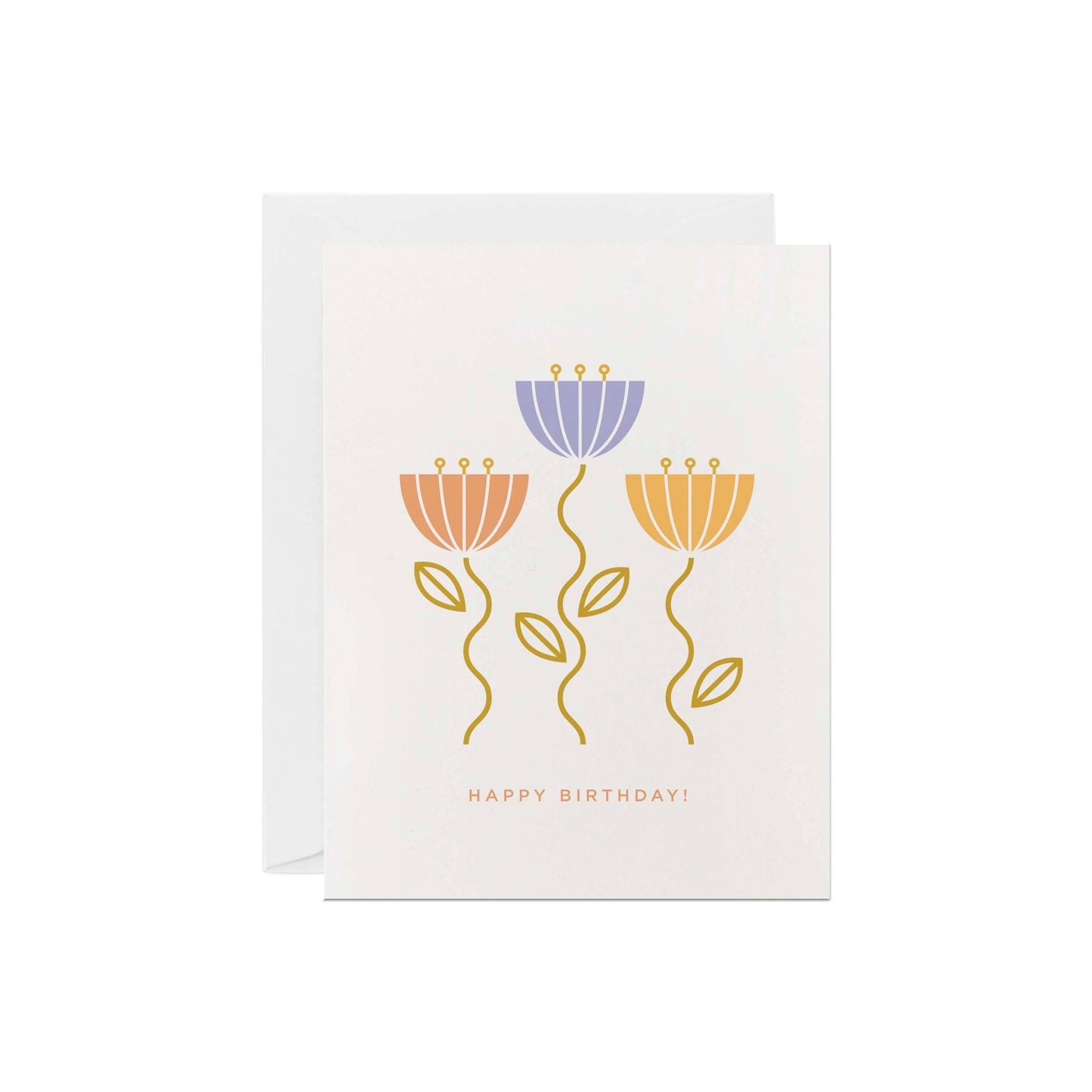 Line & Kind Paper - Birthday - Tulip Flower