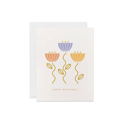 Line & Kind Paper - Birthday - Tulip Flower