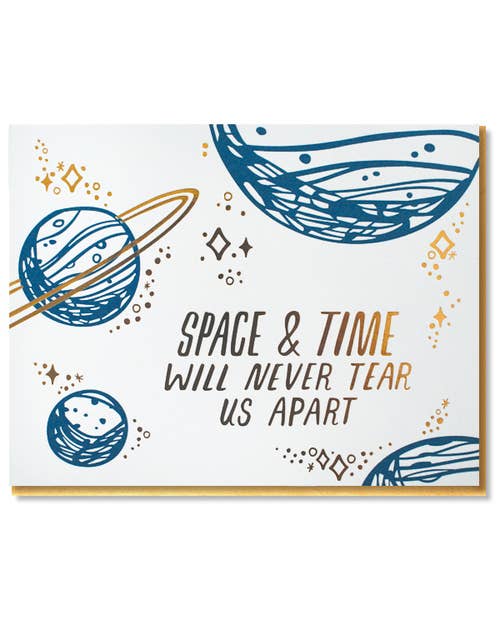 Paper Parasol Press - Space and Time Card