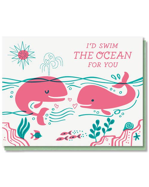 Paper Parasol Press - Swim the Ocean Card