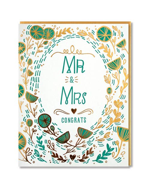 Paper Parasol Press - Mr & Mrs Card