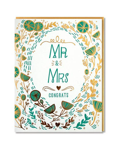 Paper Parasol Press - Mr & Mrs Card