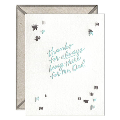 INK MEETS PAPER - Always There Dad - Father's Day card