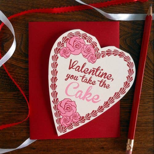 a. favorite design - Valentine Heart Shaped Cake