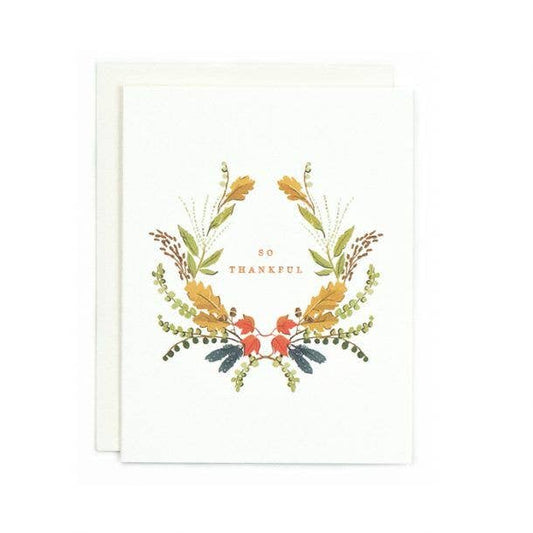 Amy Heitman - So Thankful Foil Greeting Card
