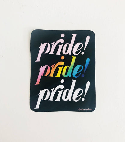 Ash + Chess - Sticker - Pride