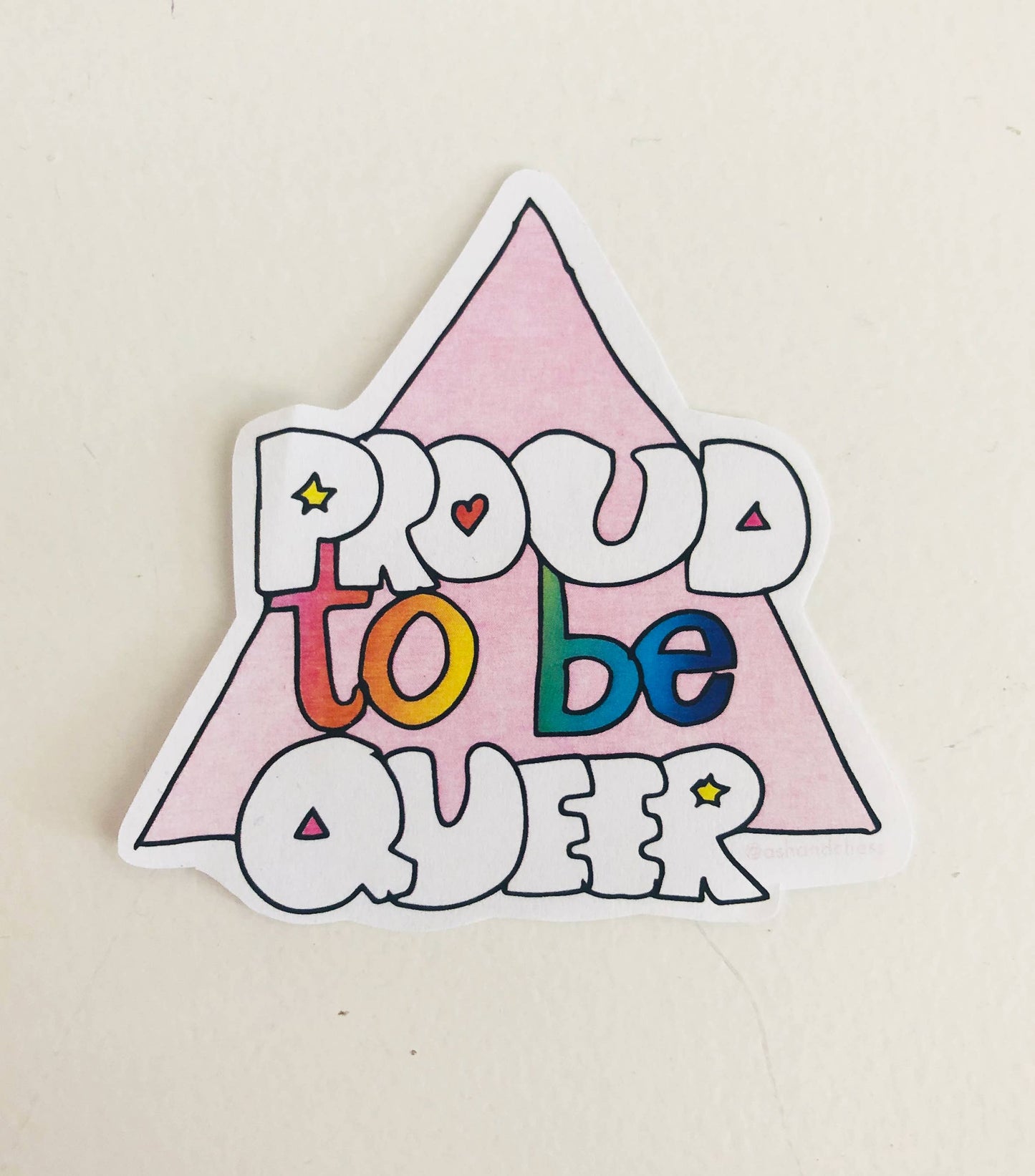 Ash + Chess - Sticker - Proud To Be Queer