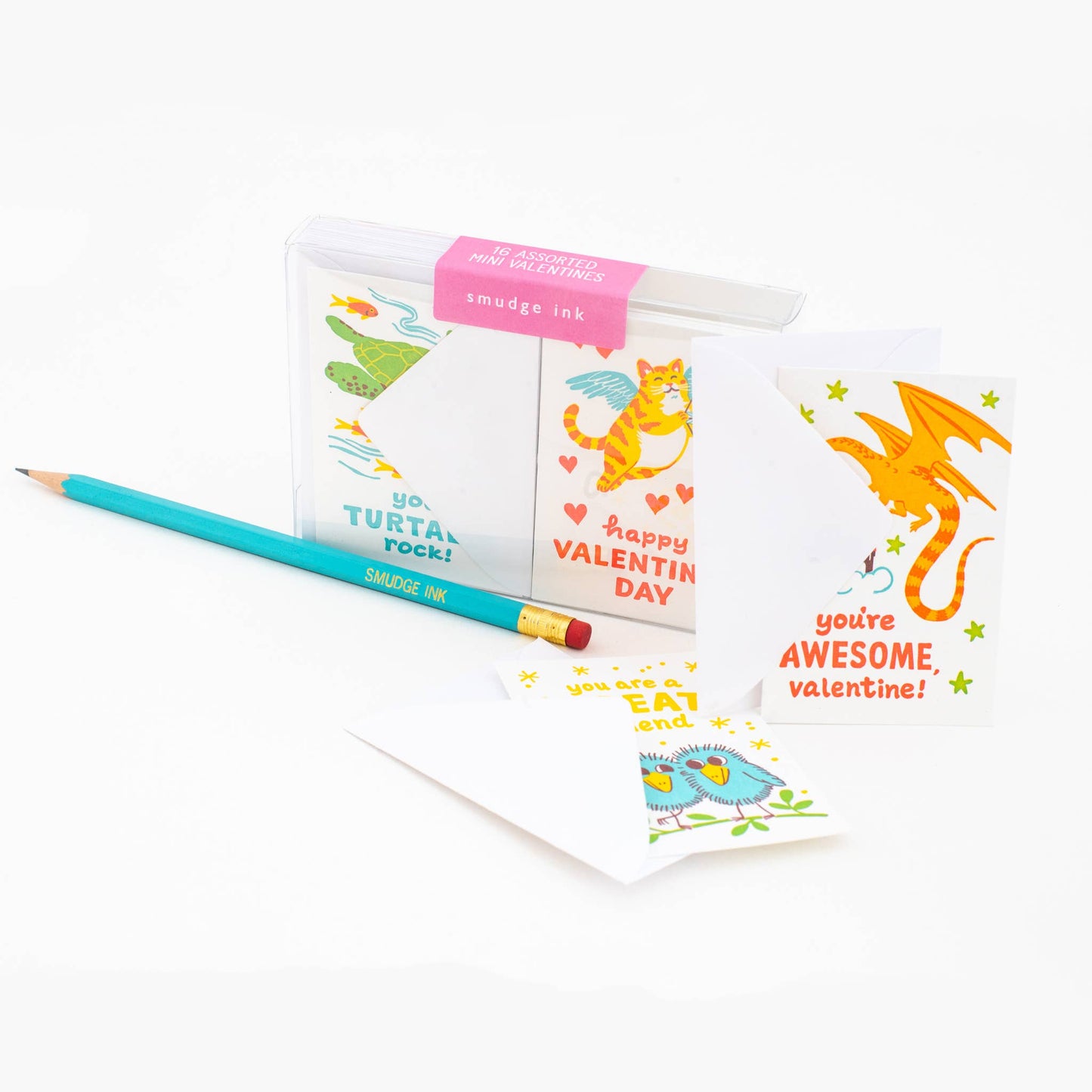 Smudge Ink - Mini Critter Valentines Boxed Set