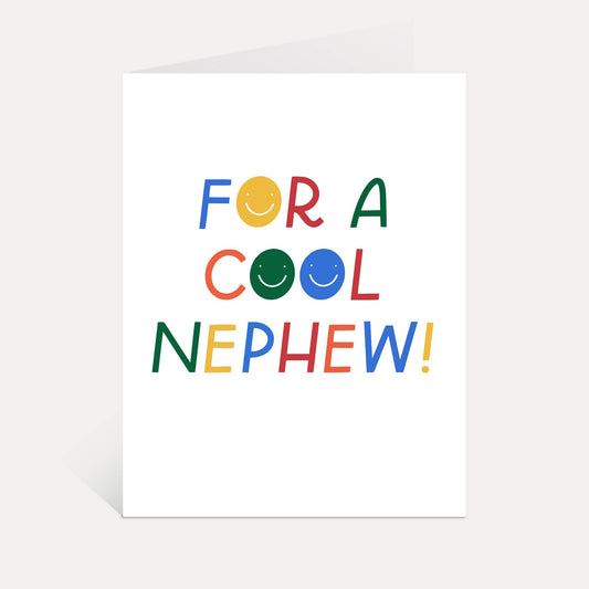Just Follow Your Art - For A Cool Nephew Greeting Card | Kid's Birthday Card