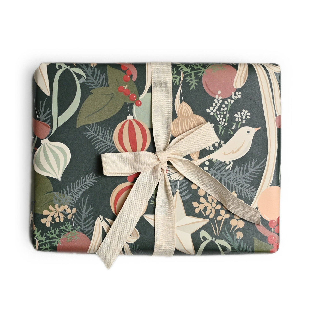 Amy Heitman - Ornaments and Bows Wrap: Roll of 3 Sheets
