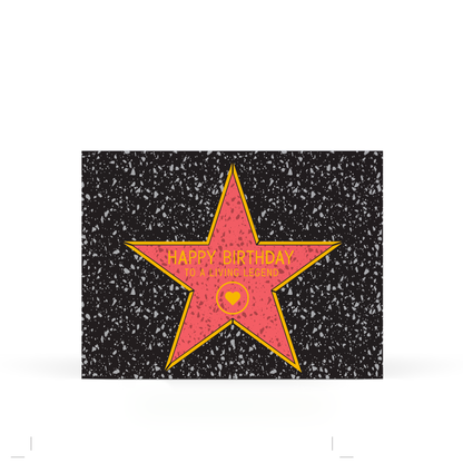 Sweet Bippy Press - Hollywood Star Birthday Card