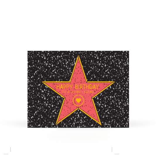 Sweet Bippy Press - Hollywood Star Birthday Card