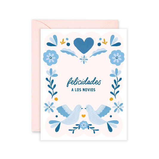 Isabella MG - Otomi Felicidades - Spanish Wedding Greeting Card