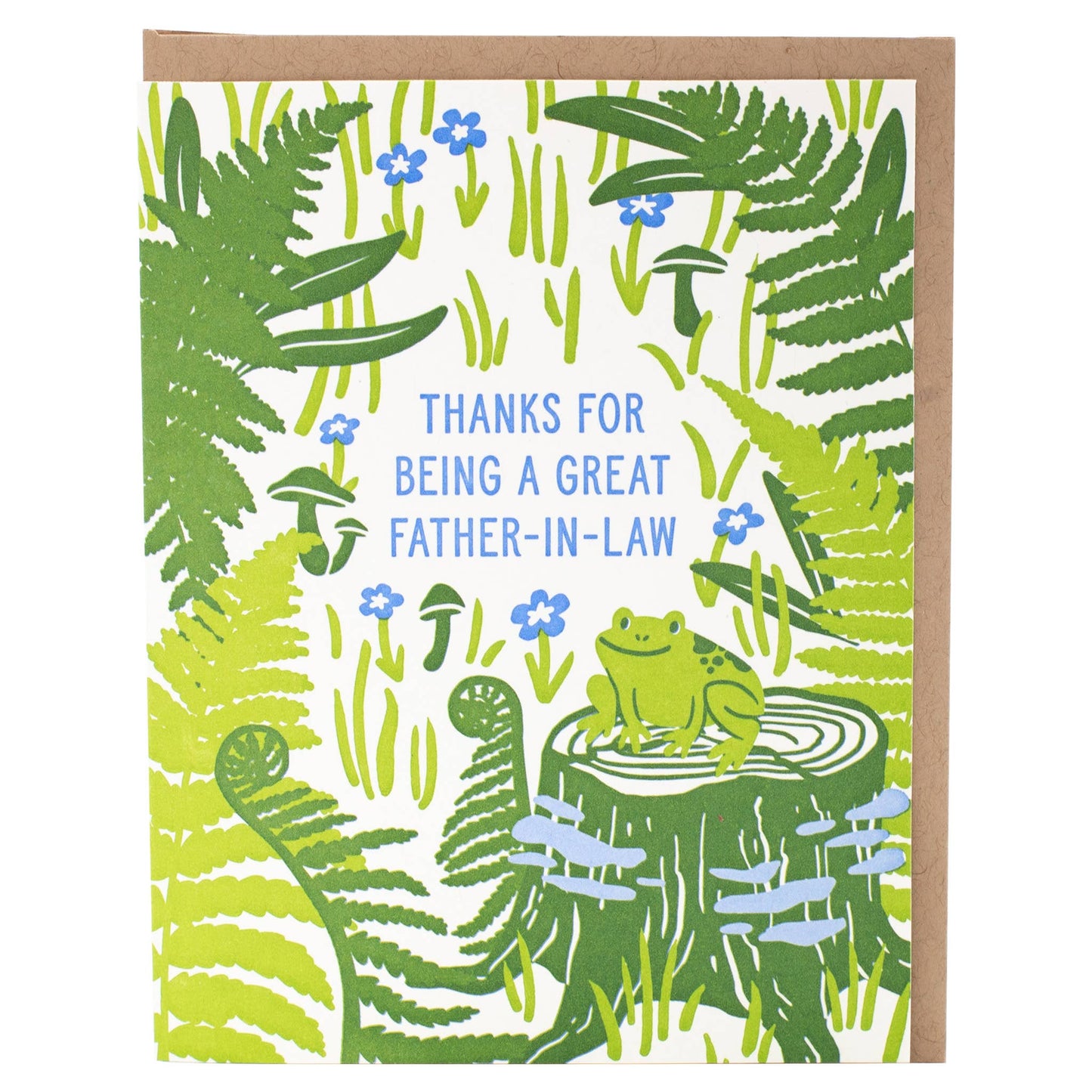 Smudge Ink - Woodsy Father-in-law Card