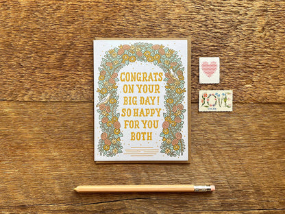 Noteworthy Paper & Press - Congrats Wedding Arch Card