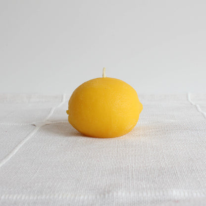 Happy Organics - Large Lemon Beeswax Candle