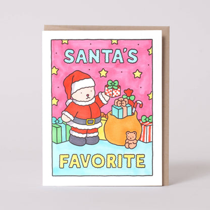 Bobbie Goods -Santa's Favorite Holiday Coloring card