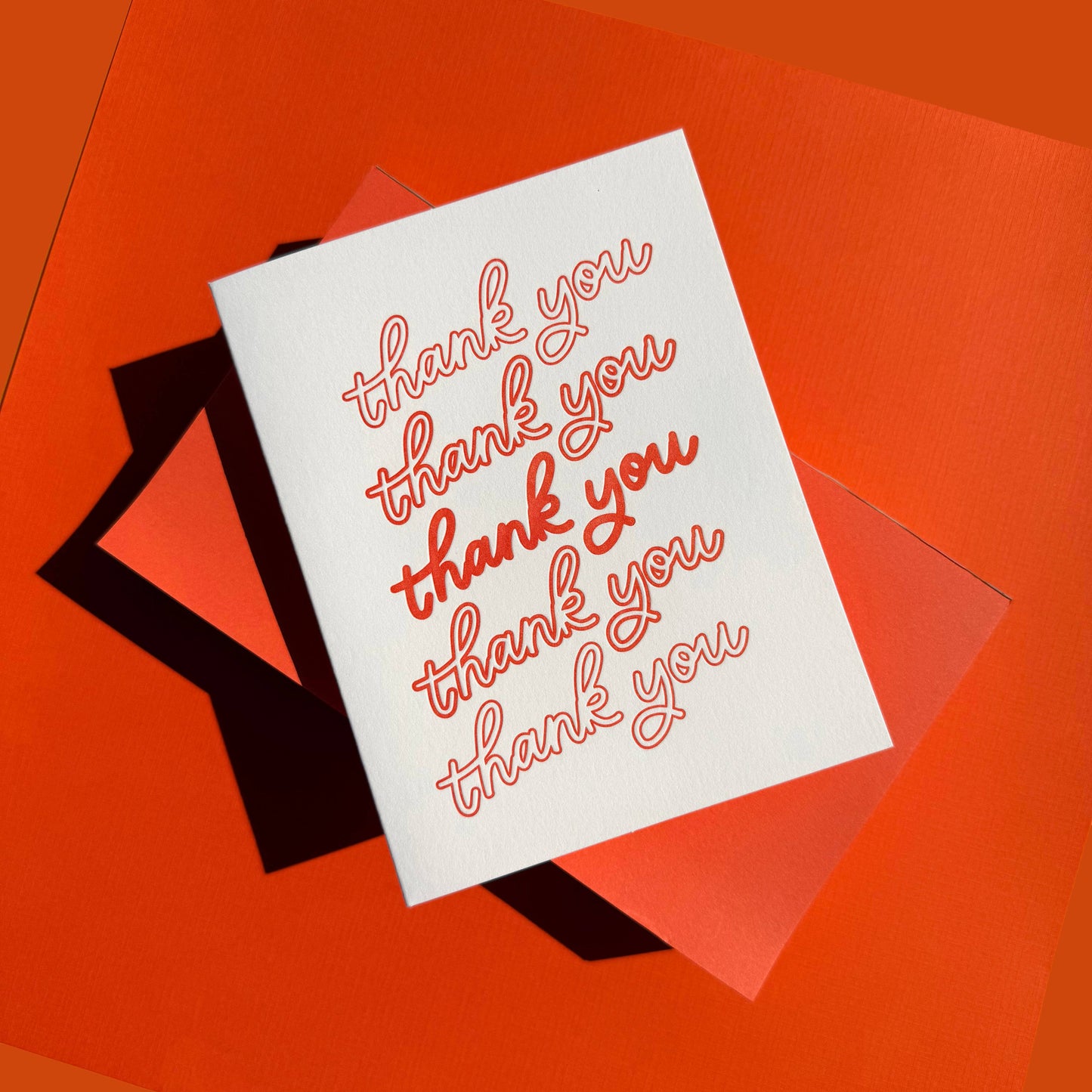 INK MEETS PAPER - Iconic Thank You - single thank you card