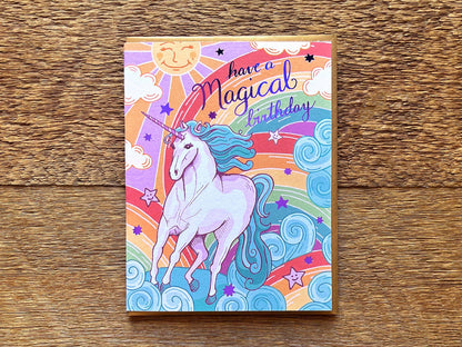 Noteworthy Paper & Press - Unicorn Birthday Card