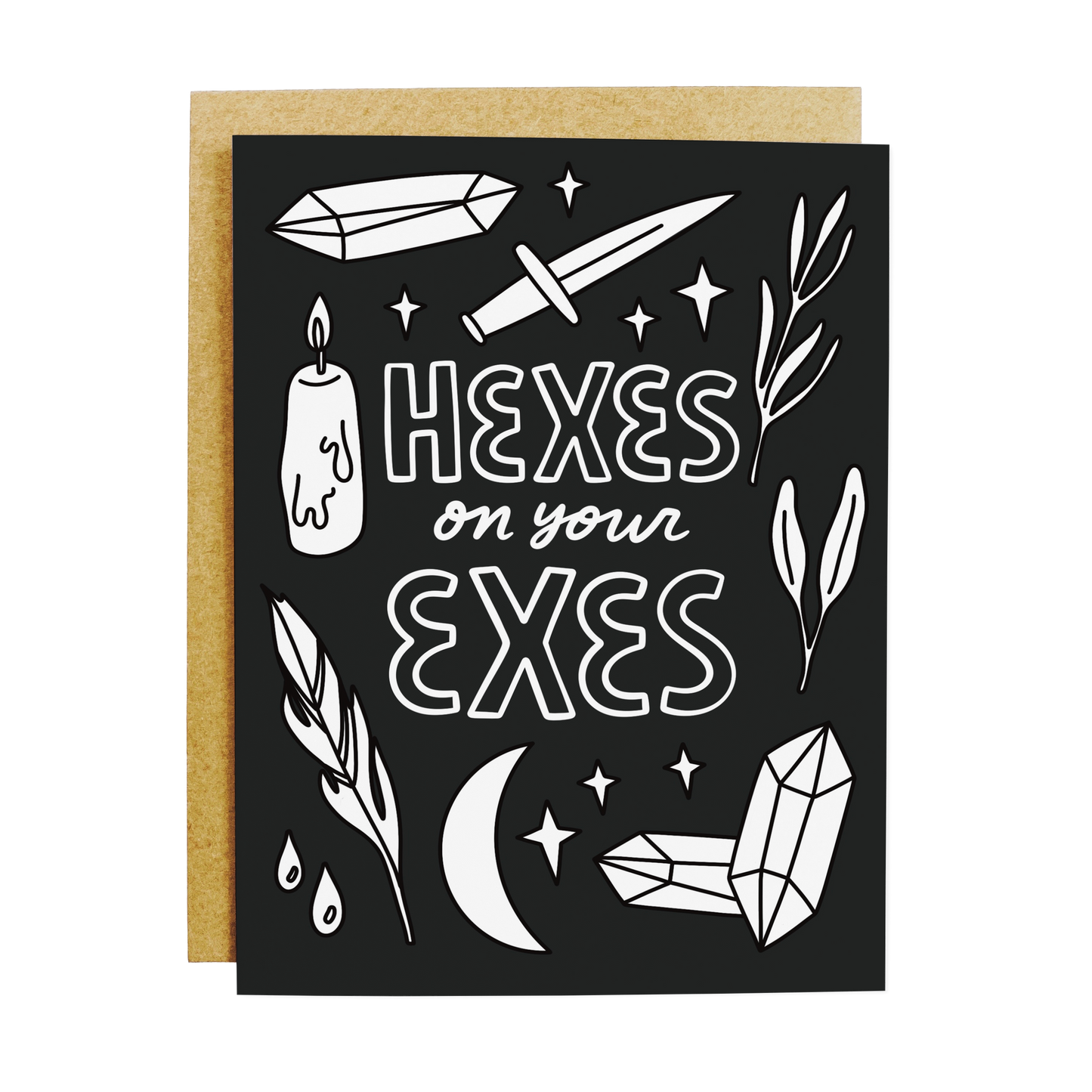 KANDS.CO - Hexes On Your Exes Greeting Card