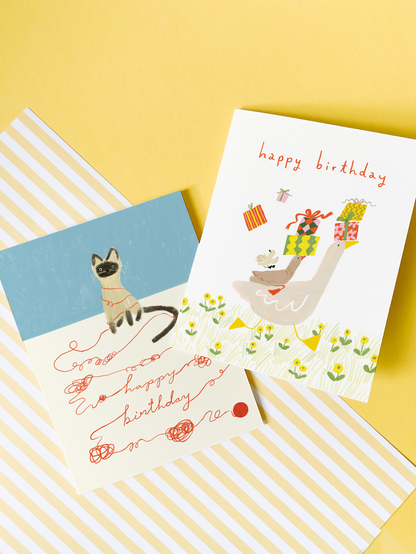 Karen Schipper - Duck Delivery Birthday – Cute Animal Birthday Card