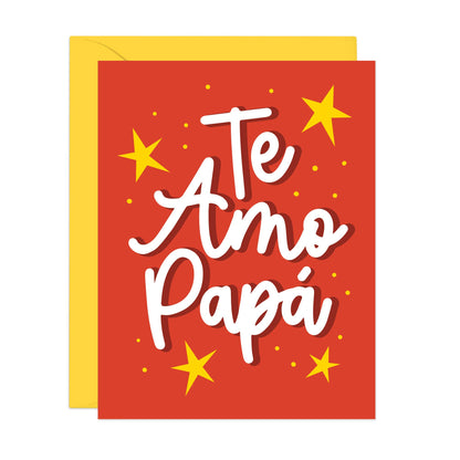 Lucy Loves Paper - Te Amo Papá  | Father's Day Card in Spanish