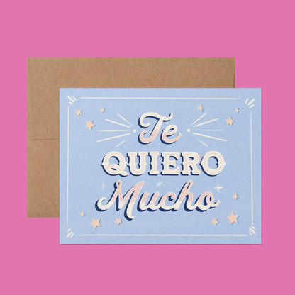 Ana Peake - Te Quiero Mucho Rótulo- I Love you so much Spanish