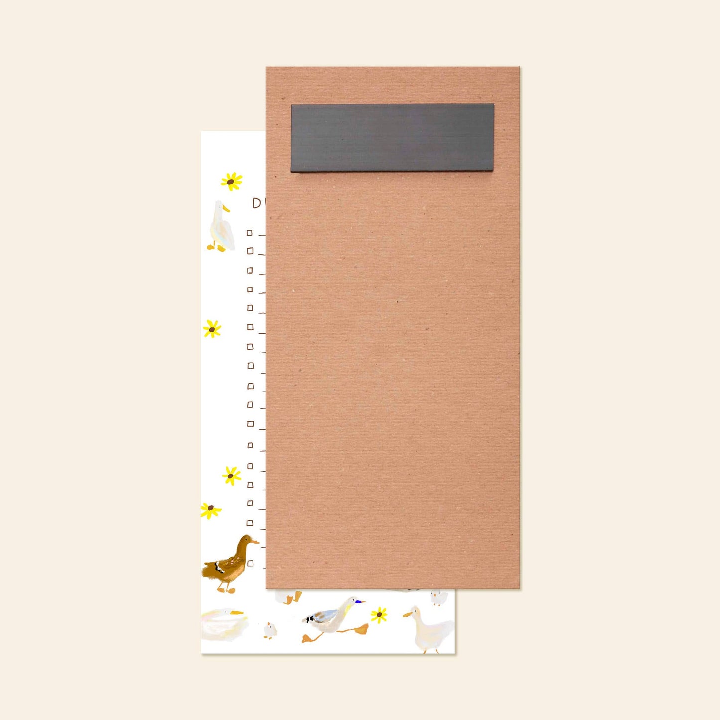 Karen Schipper - Ducks in a Row Listpad – Cute Magnetic To Do List Pad