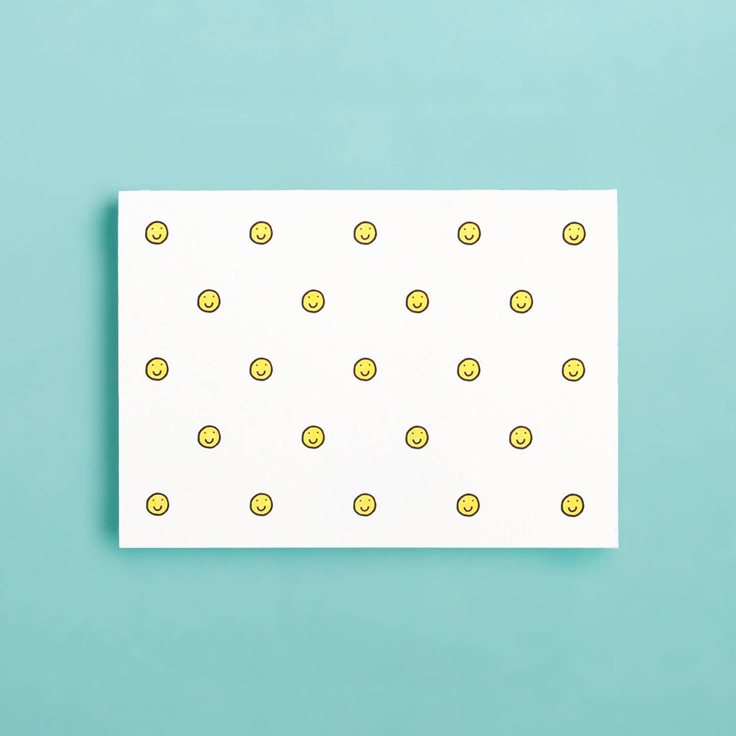 Shorthand Press - Smiley Face Pattern Letterpress Card Box Set