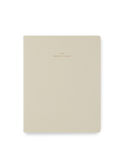 Appointed - 2026 Monthly Planner: Natural Linen