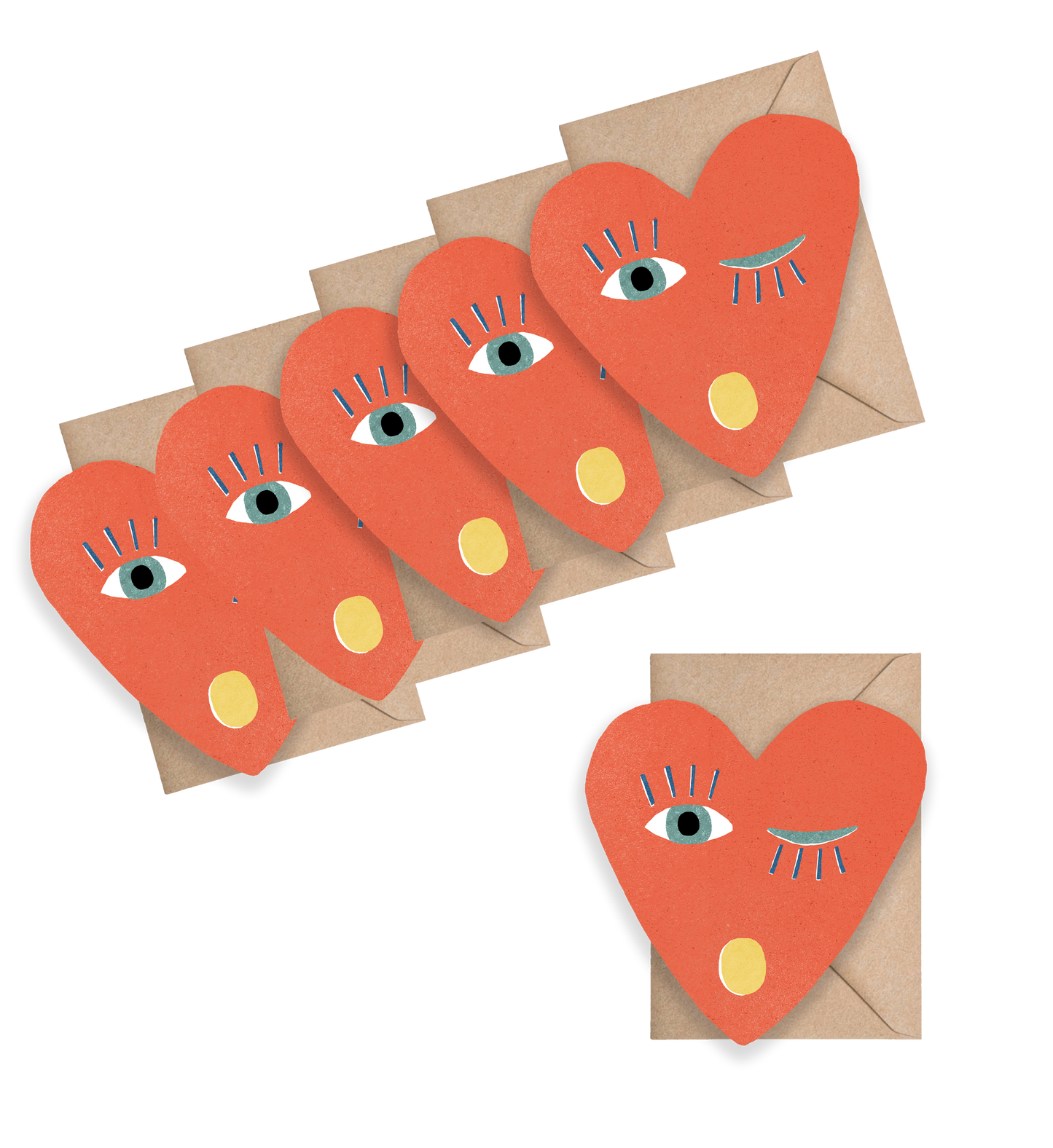 Isatopia - Heart Blink Mini Cards - box of 6